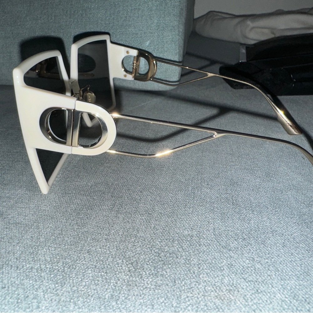 DIOR 30MONTAIGNE SU SQUARE SUNGLASSES IN IVORY